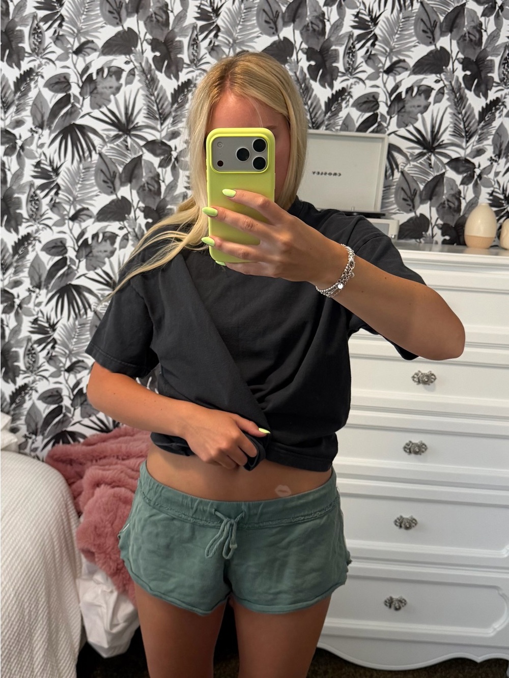 Mossimo Supply Co. green shorts